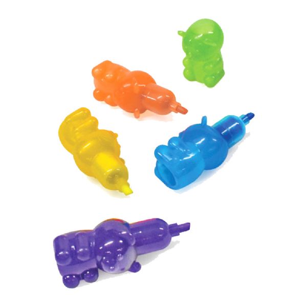 Stackable Multi Color Bear Shape Highlighters