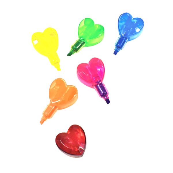 Stackable Heart Shape Multi Color Highlighter