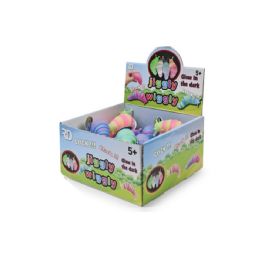 Jiggly Wiggly Glow In The Dark 3.75" Fidget Slug