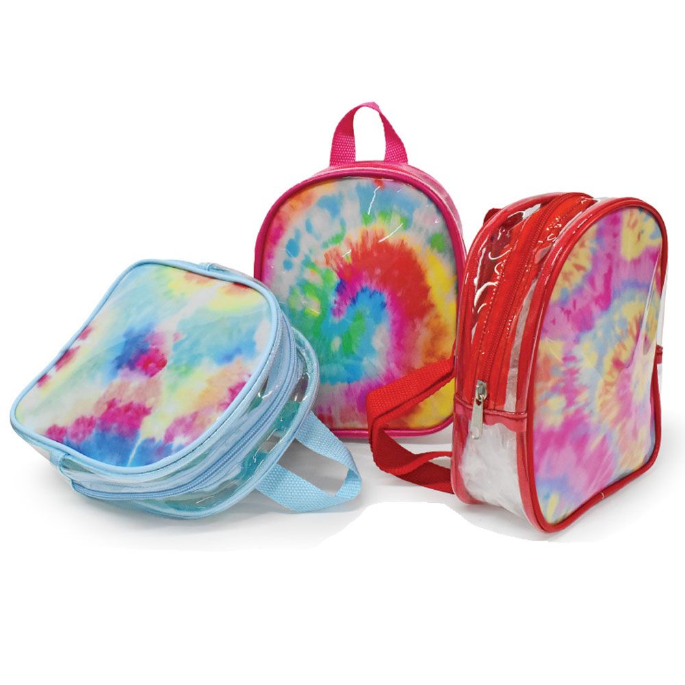 Tye Dye Backpack 8" X 6" X 4" at