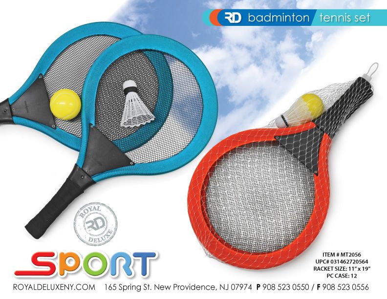 Jumbo Racket & Birdie Set - at - royaldeluxeny.com