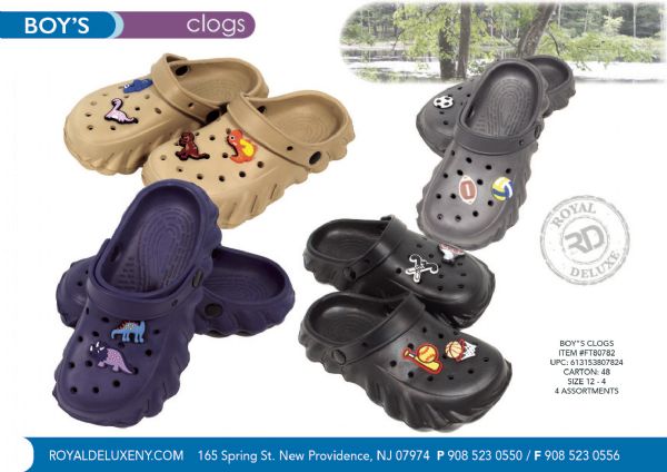 Boys Clogs With Charms
