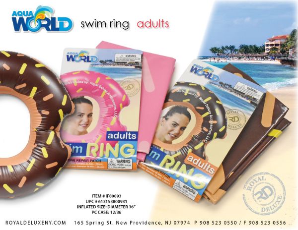 Adult Inflatable Ring Donuts ~ Large Size