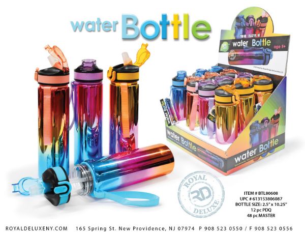 700ml Rainbow Shiny Auto Open Bottle