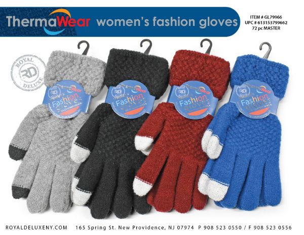 Women's Sweater Knit Fashion Glove