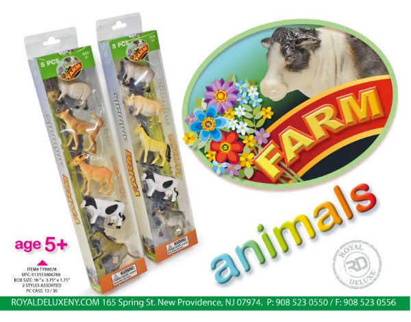 5pk Farm Animal Box