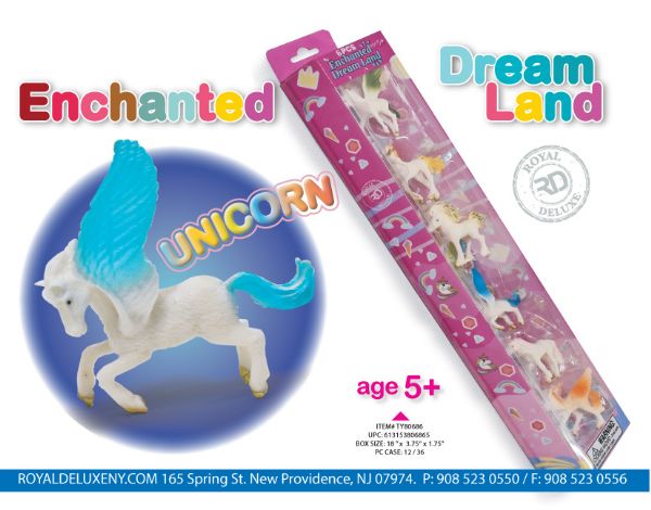 6pk Unicorn Figures