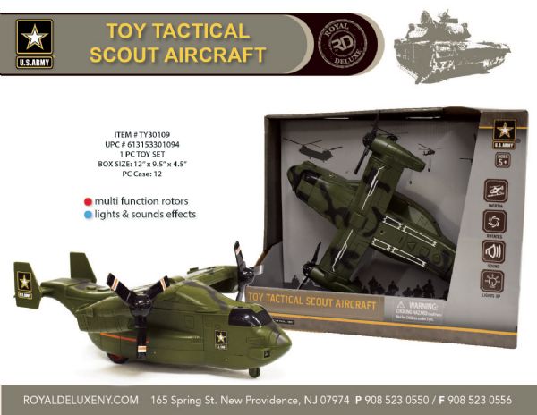 Us Army Osprey Aircraft - With Lights And Sound