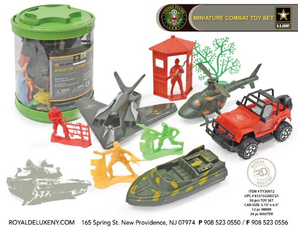 Us Army Jumbo Bucket Of Soldiers And Vehicles