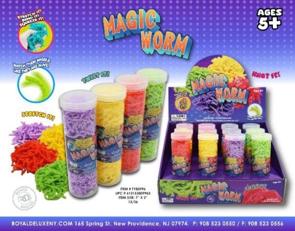 Magic Worm In Jumbo Tube Solid Colors