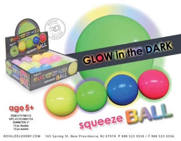 Glow In The Dark Squeeze Ball