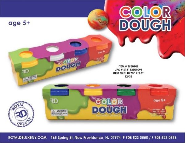 4pk Play Dough Cannisters