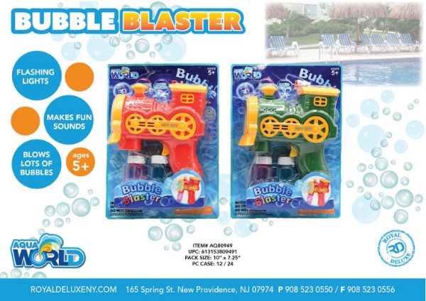 ChoO-Choo With Light And Sound Train Battery Bubble Gun