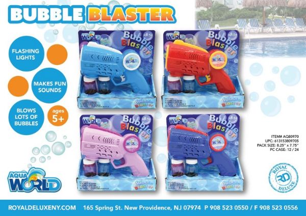 Battery Operated Light And Sound Bubble Gun