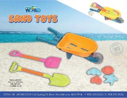 Wheel Barrel Sand Toy Set