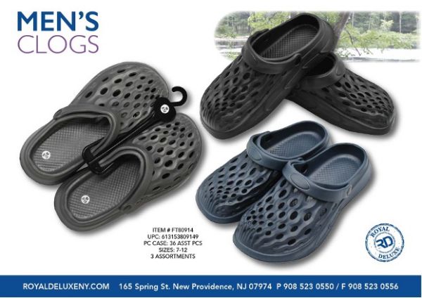 Mens Wavy Clogs