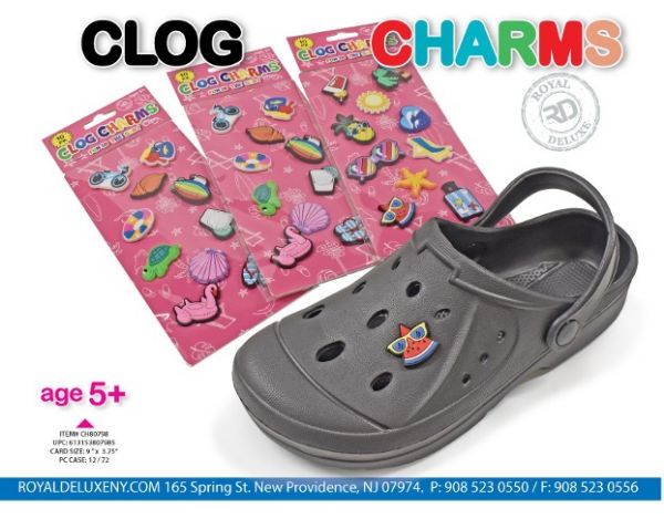 10pk Clog Charms Fun In The Sun