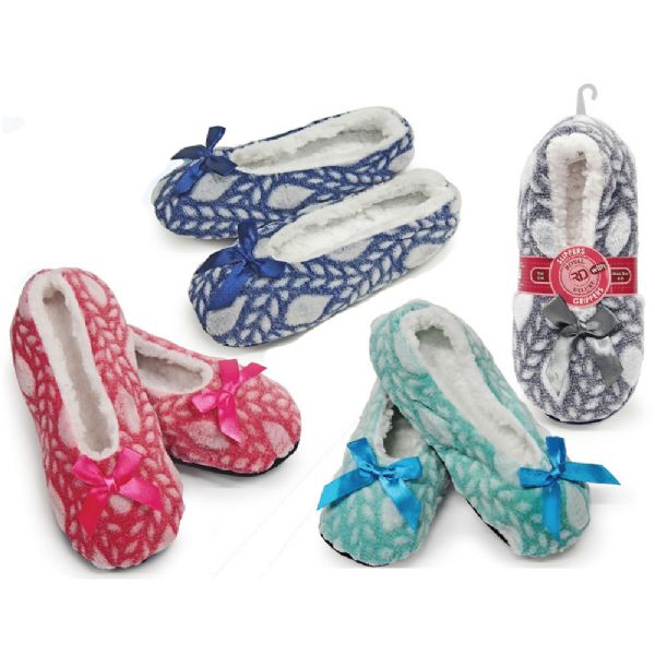 Plush Slipper With Gripper Bottom