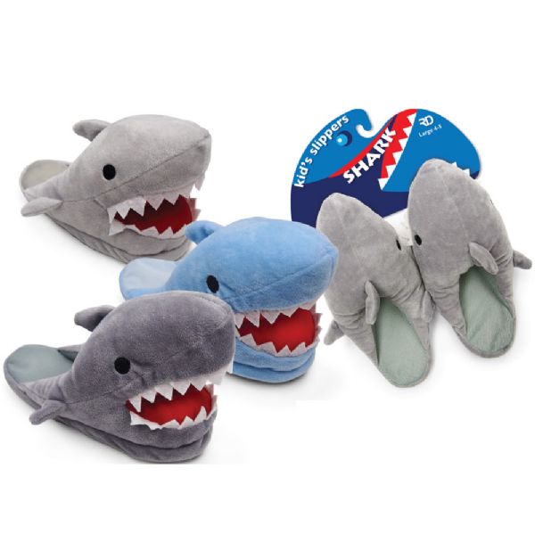 Plush Kid's Shark Slipper