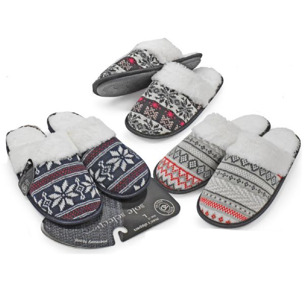 Men's Snowflake Slipper