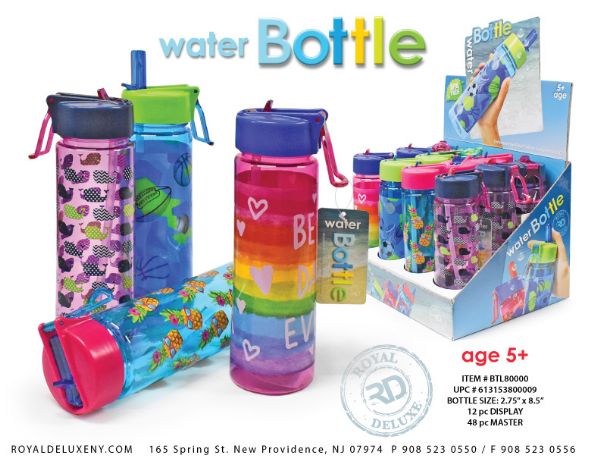 FliP-Top Spout Water Bottles W/ Carrying Handle -630 Ml /21.3 oz