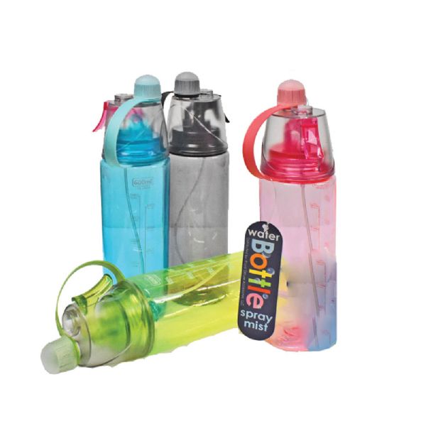 Auto Open Spout Kids Water Bottle With Carrying Handle - at