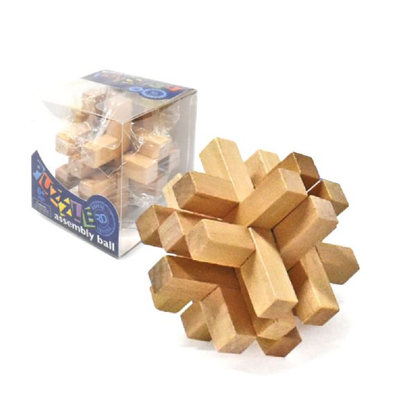 Brain Twister Hexagon Wood Puzzle At