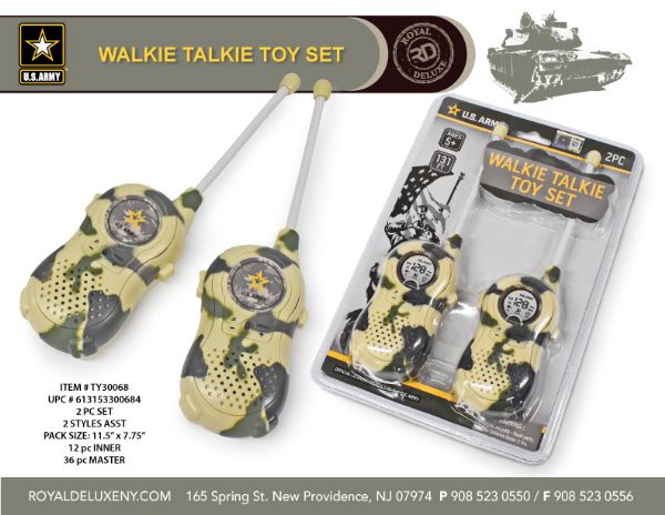 Us Army Walkie Talkie Toy Forest Desert Camo Mix