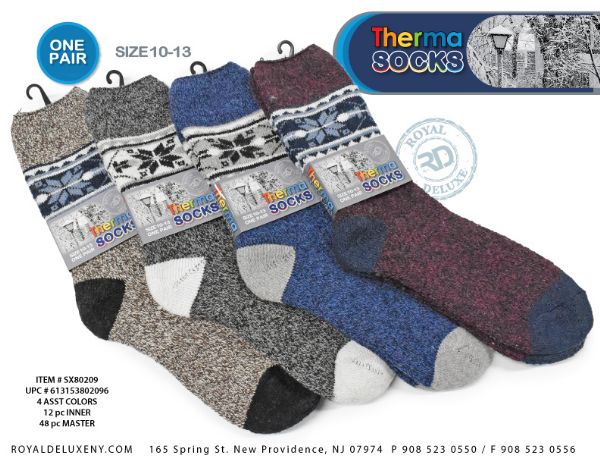 1pk Thermal Cabin Sock