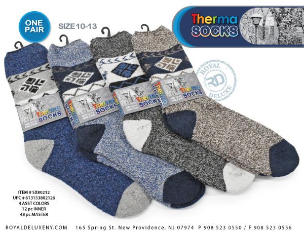 1pk Thermal Cabin Sock