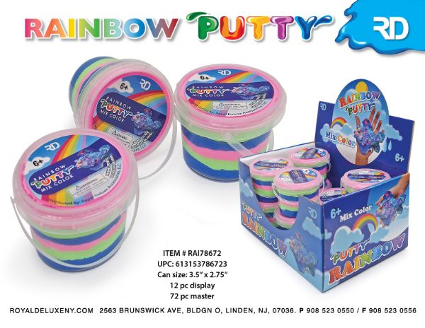 Rainbow Putty Bucket