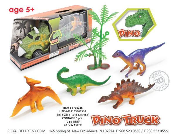 Dino Truck Carrier Toy Set