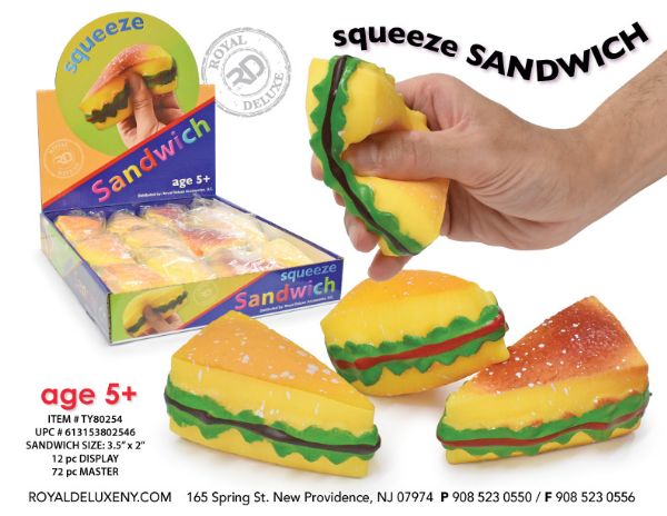 Sandwich Squeeze Toy