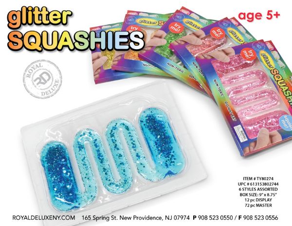 Glitter Squashies In Window Box 10"x9"