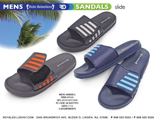 Men's Velcro Sandal -- Size 7-12