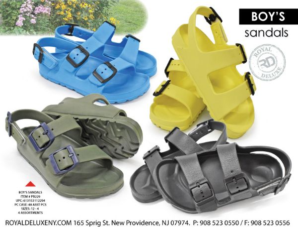 Boys 3 Buckle Birk