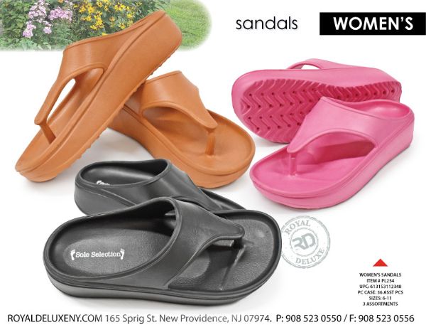 Women's Flatform Thong Sandal