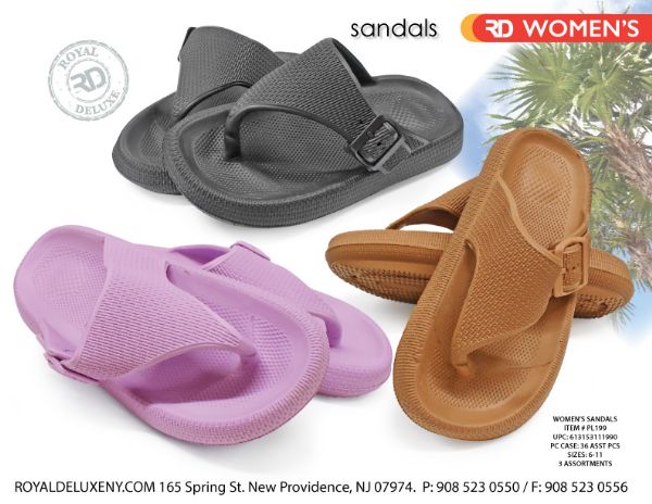 Women's Cushion Slide W Side Buckle