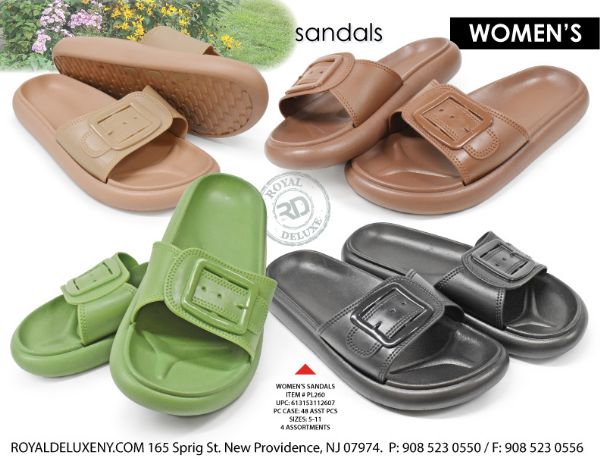 Women's Jumbo Buckle Sandal Comfort Base