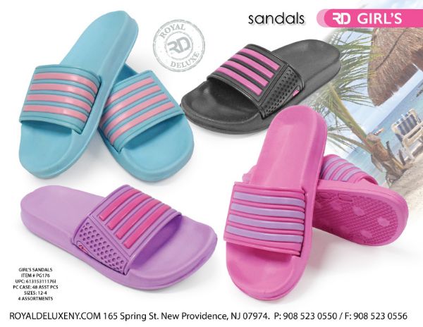 Girl's Stripe Slide