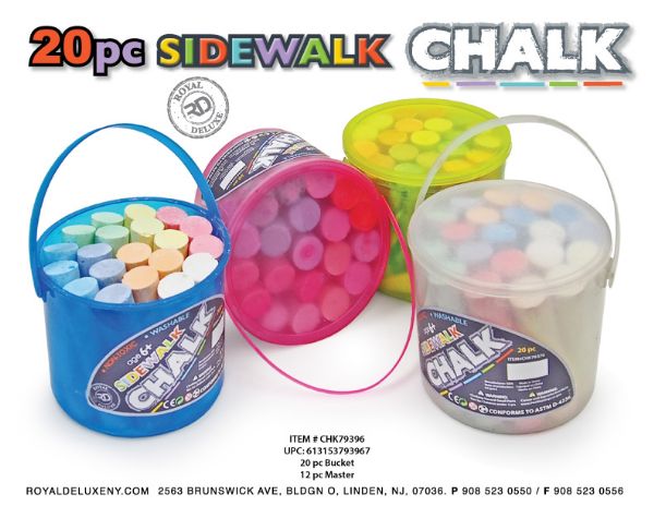 20 Pc Chalk Bucket