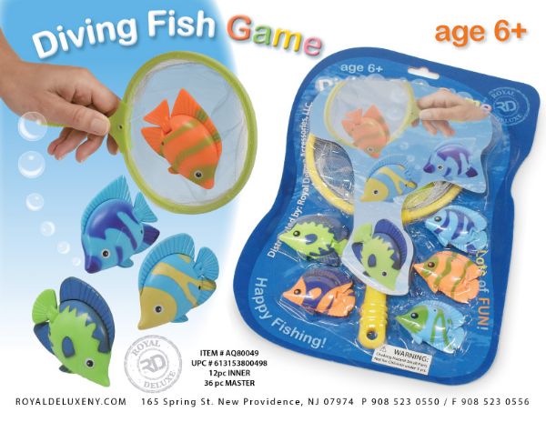 Diving Fishing Set W/set And Fish