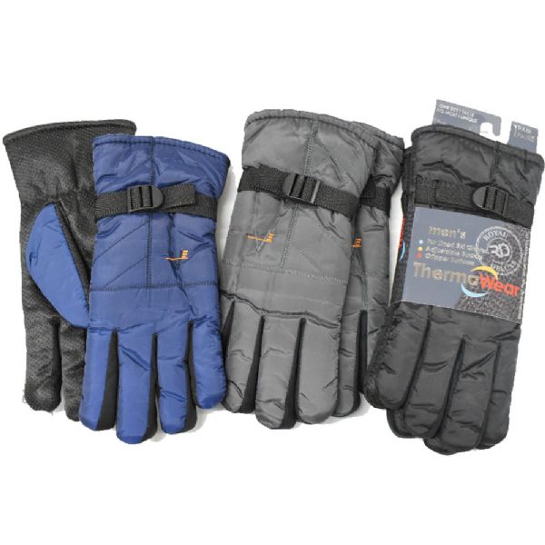 Men's Ski Glove With Adjustable Buckle