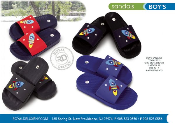 Boy's Slide W/ Rocket Ship Motif