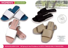 Women's Slide Sandal W/ Weave Top