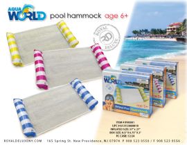 Inflatable Striped Hammock Float