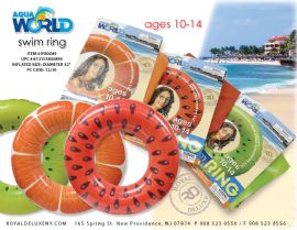 Teens Inflatable Ring Fruits ~ Medium Size