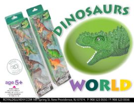 5pk Dino Pvc Box