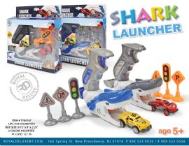 3pc Shark Launcher With Die Cast Car And Ramp And Launcher