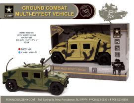 Us Army Jumbo Vehicle Toy Set - With Lights And Sound
